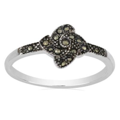 BUY UNIQUE AUSTRIAN MARCASITE GEMSTONE RING IN 925 SILVER